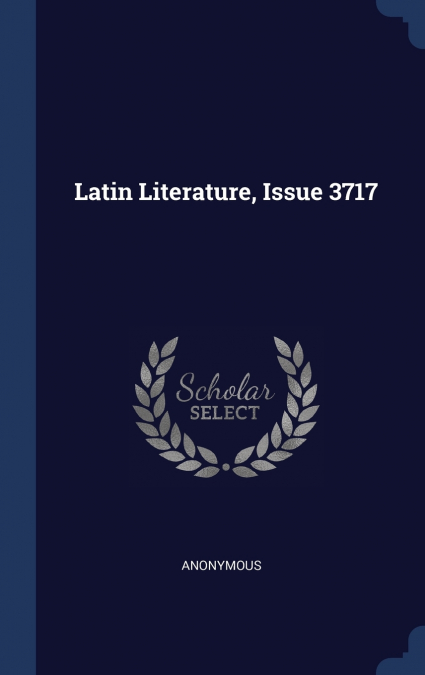 Latin Literature, Issue 3717