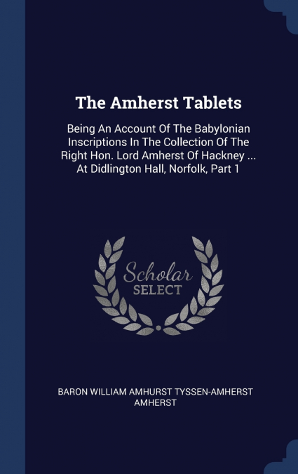 The Amherst Tablets