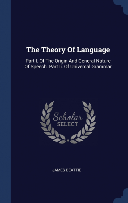 The Theory Of Language