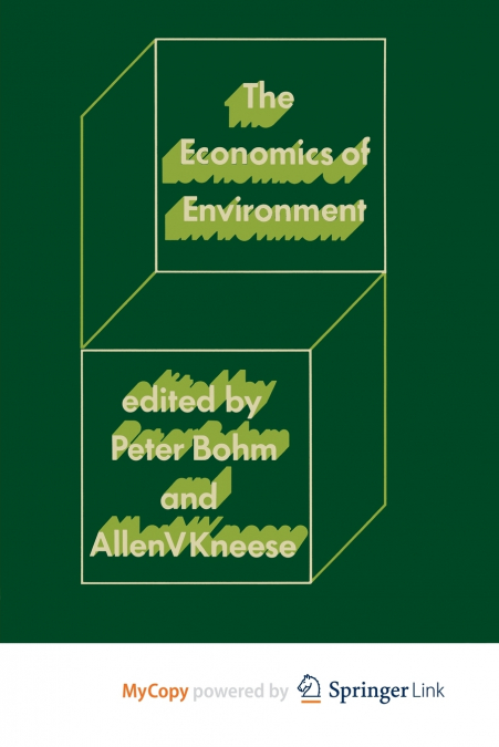 The Economics of Environment