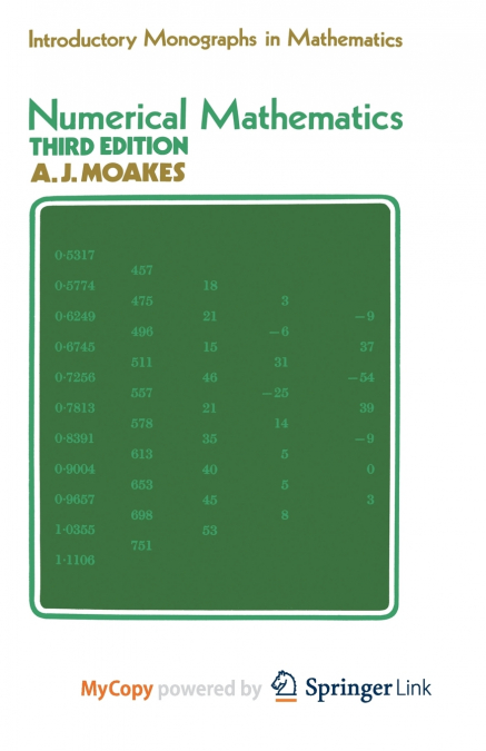 Numerical Mathematics