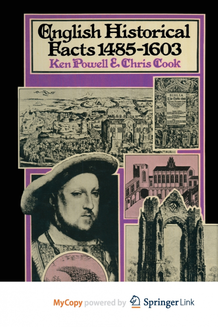 English Historical Facts 1485-1603