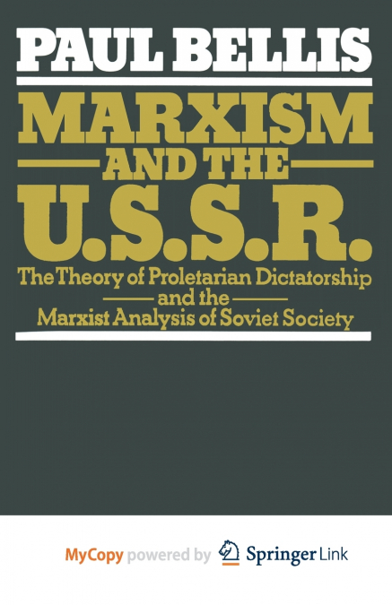 Marxism and the U.S.S.R.