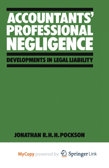 Accountants’ Professional Negligence