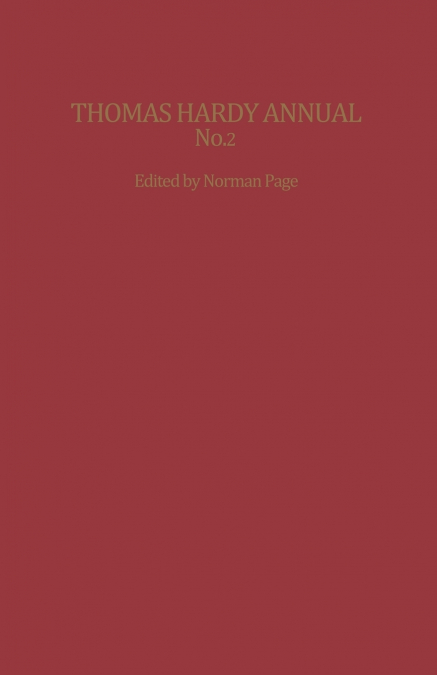 Thomas Hardy Annual No. 2