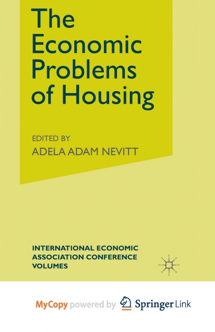 The Economic Problems of Housing