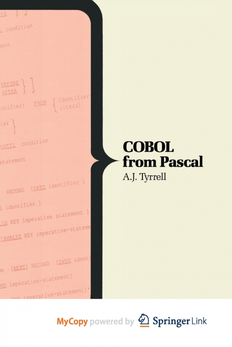 COBOL From Pascal