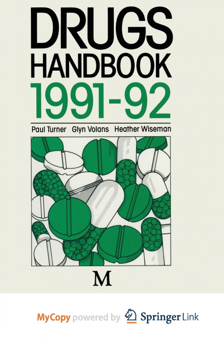 Drugs Handbook 1991–92