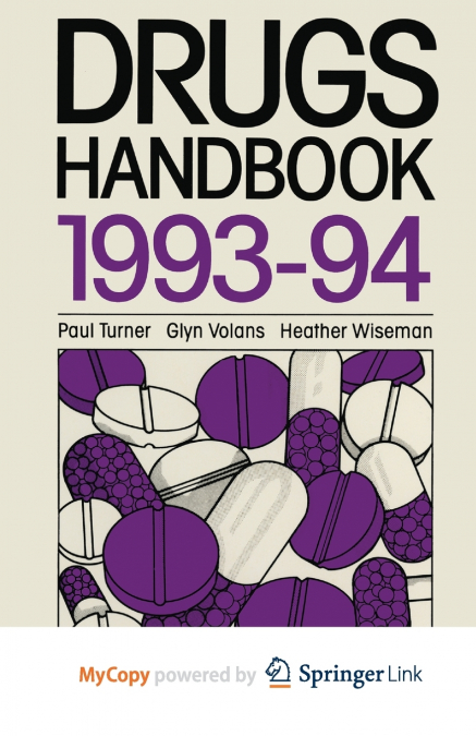Drugs Handbook 1993-94