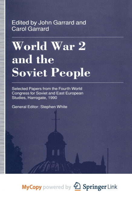 World War 2 and the Soviet People