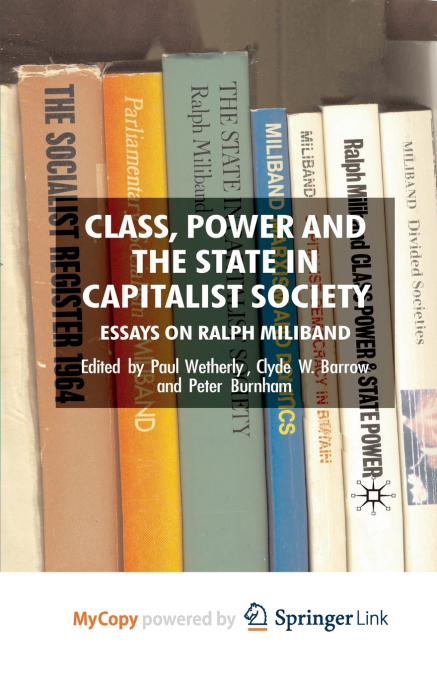 Class, Power and the State in Capitalist Society
