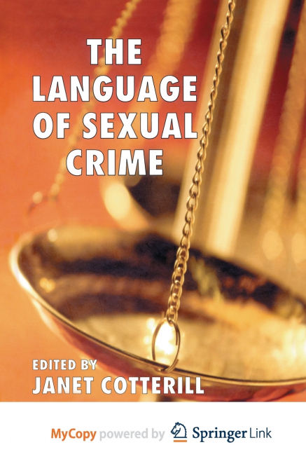 The Language of Sexual Crime