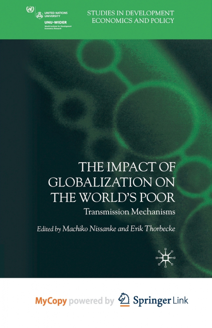 The Impact of Globalization on the World’s Poor