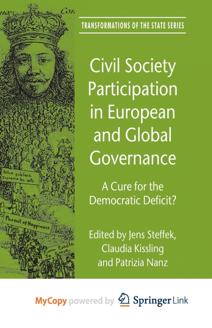 Civil Society Participation in European and Global Governance