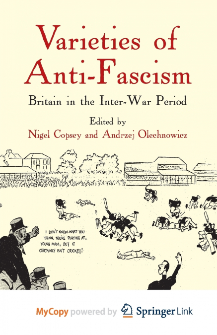 Varieties of Anti-Fascism