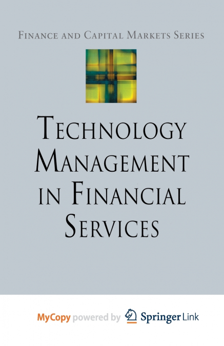Technology Management in Financial Services