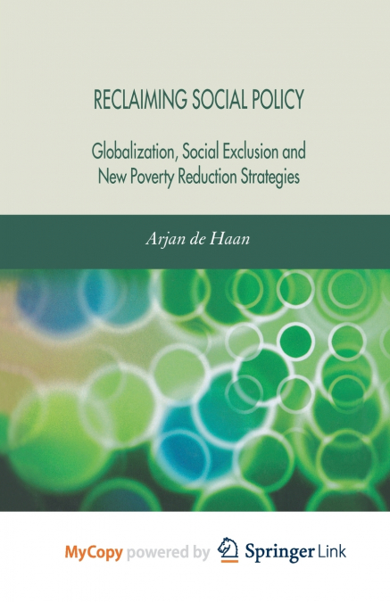 Reclaiming Social Policy