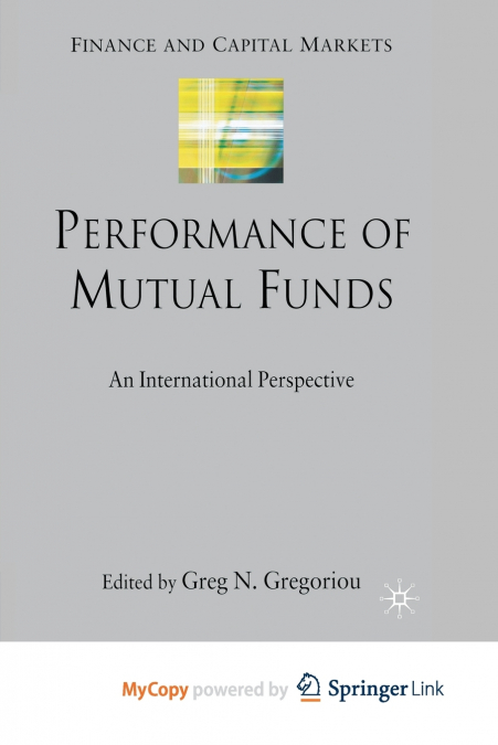Performance of Mutual Funds