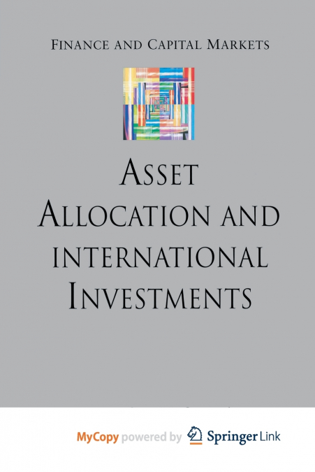 Asset Allocation and International Investments
