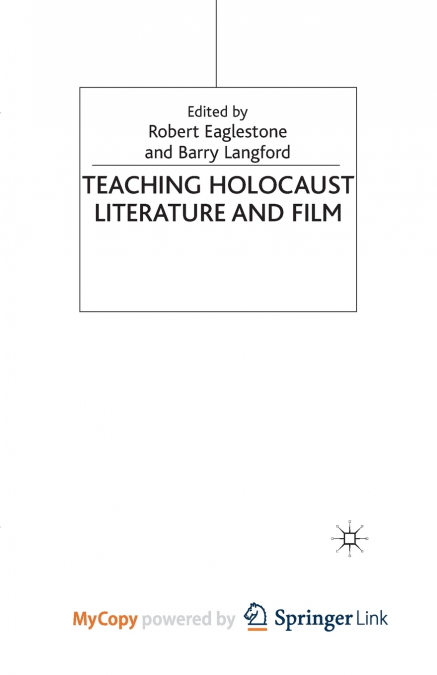 Teaching Holocaust Literature and Film