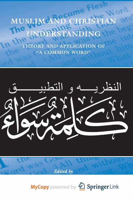 Muslim and Christian Understanding