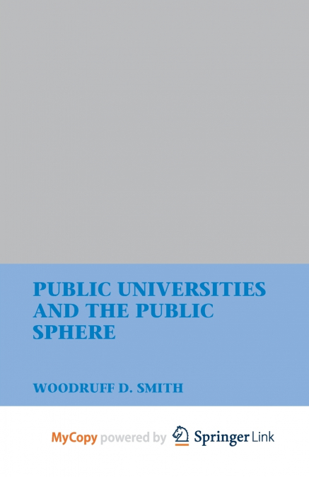Public Universities and the Public Sphere