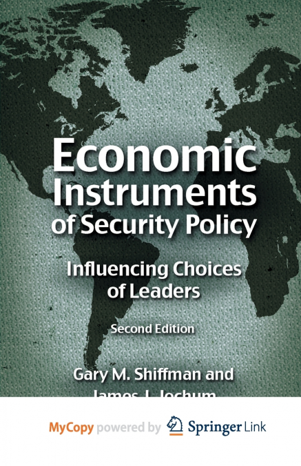 Economic Instruments of Security Policy