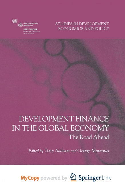 Development Finance in the Global Economy