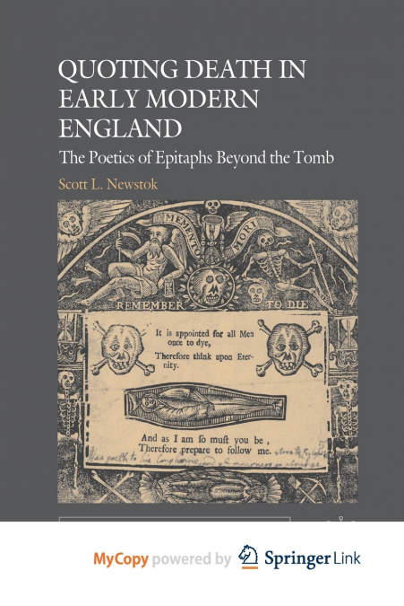 Quoting Death in Early Modern England
