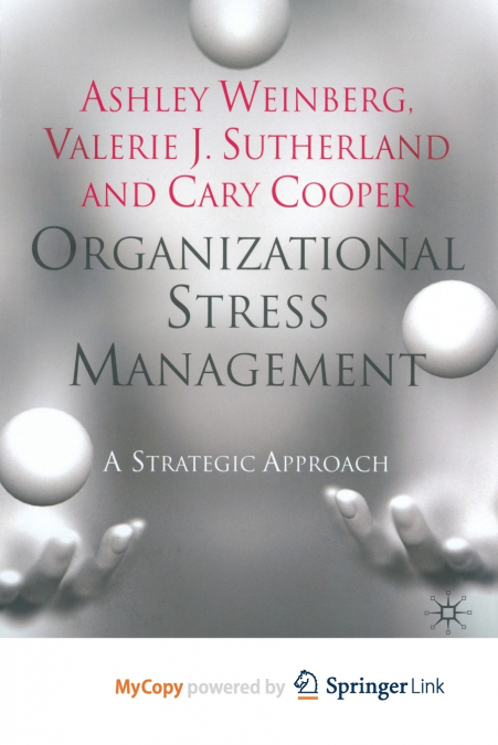 Organizational Stress Management