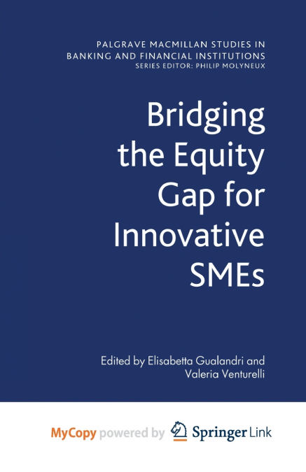 Bridging the Equity Gap for Innovative SMEs