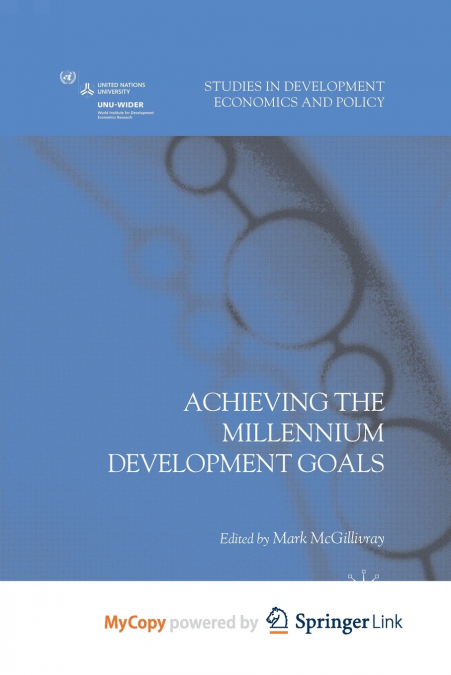 Achieving the Millennium Development Goals