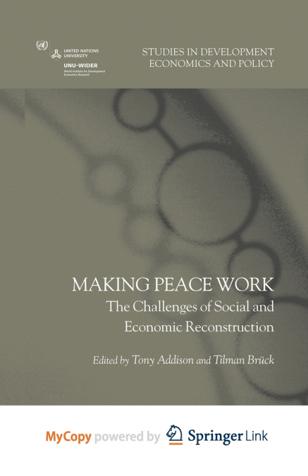 Making Peace Work