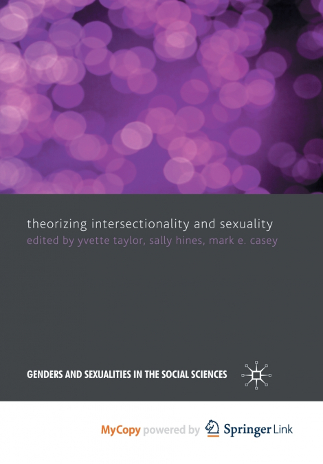 Theorizing Intersectionality and Sexuality