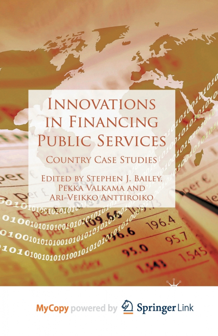 Innovations in Financing Public Services