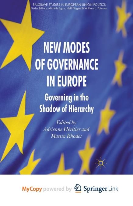 New Modes of Governance in Europe