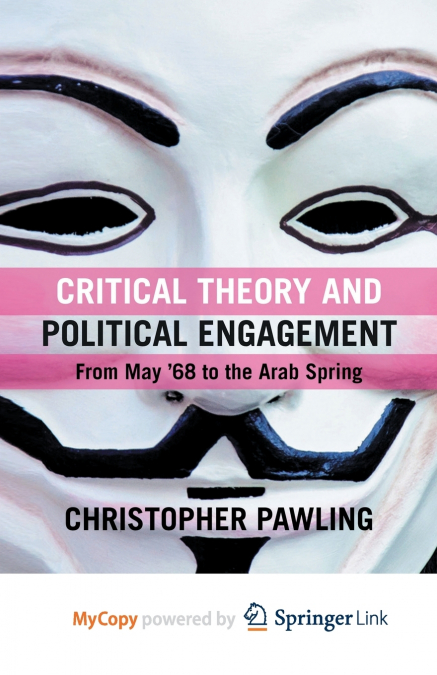 Critical Theory and Political Engagement