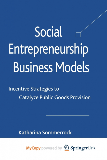Social Entrepreneurship Business Models