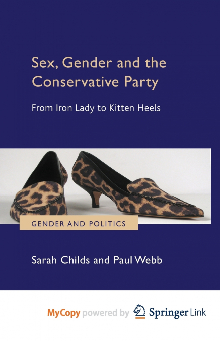 Sex, Gender and the Conservative Party