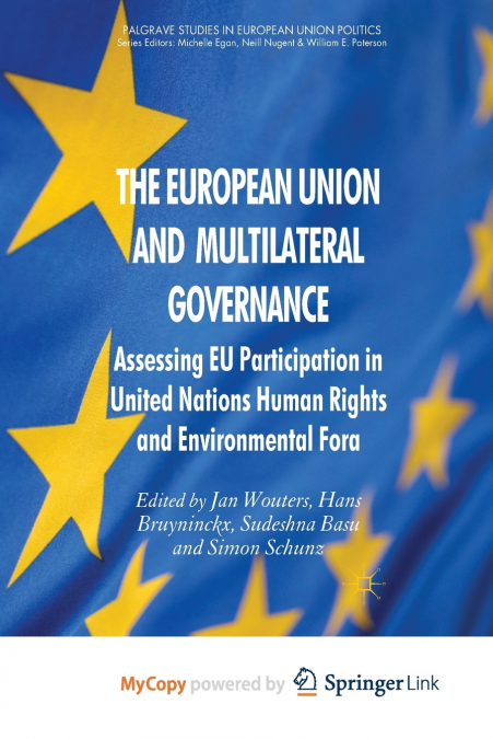 The European Union and Multilateral Governance