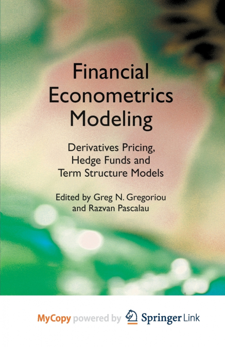 Financial Econometrics Modeling