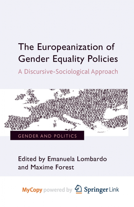 The Europeanization of Gender Equality Policies