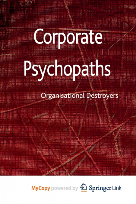 Corporate Psychopaths
