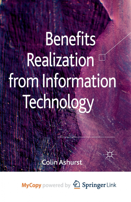 Benefits Realization from Information Technology