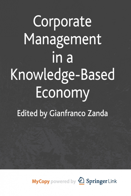 Corporate Management in a Knowledge-Based Economy