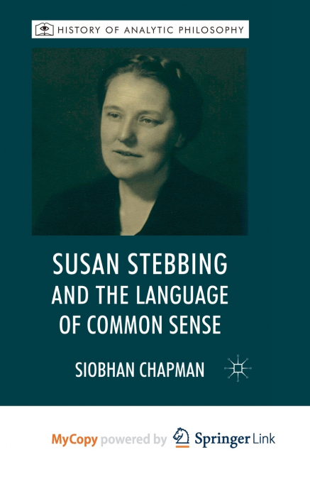 Susan Stebbing and the Language of Common Sense