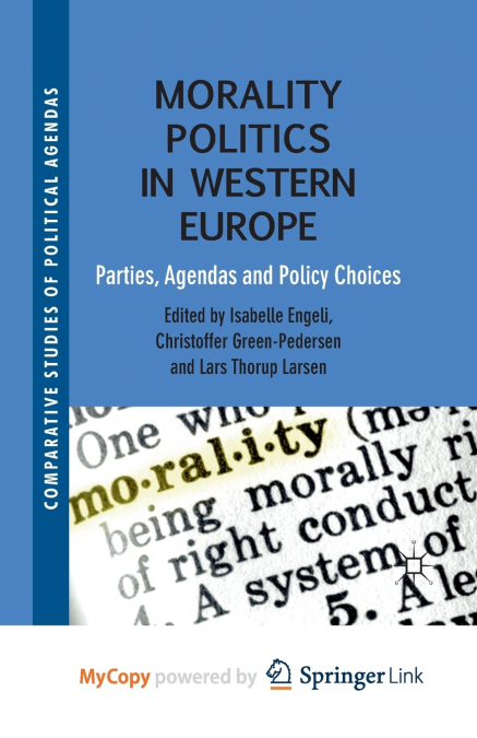 Morality Politics in Western Europe