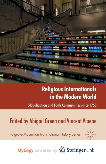 Religious Internationals in the Modern World