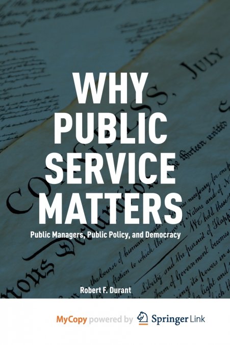 Why Public Service Matters