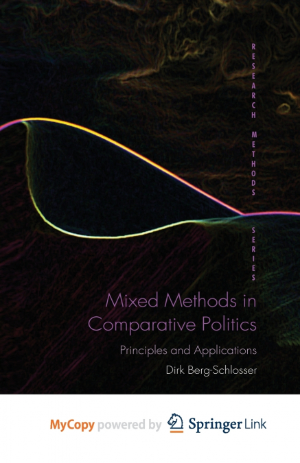 Mixed Methods in Comparative Politics